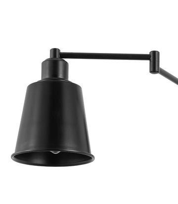 Cary 5.75" Iron Contemporary Swing Arm LED Wall Sconce - JONATHAN Y